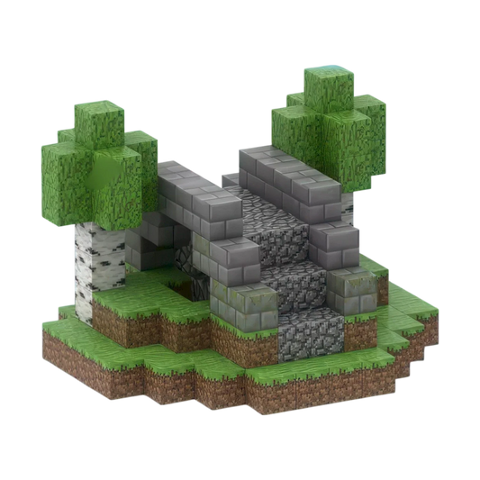 Stone Bridge (184 Pcs) Minecraft Magnetic Building Blocks Set