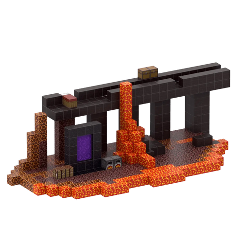 Nether Portal (480 Pcs) Minecraft Magnetic Building Blocks Set