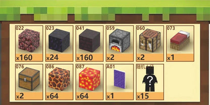 Nether Portal (480 Pcs) Minecraft Magnetic Building Blocks Set