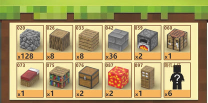Blacksmith's Shop (192 Pcs) Minecraft Magnetic Building Blocks Set