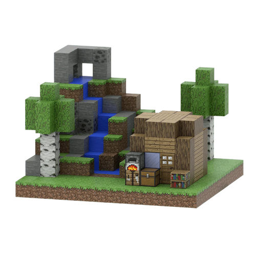 Forest House (355 Pcs) Minecraft Magnetic Building Blocks Set